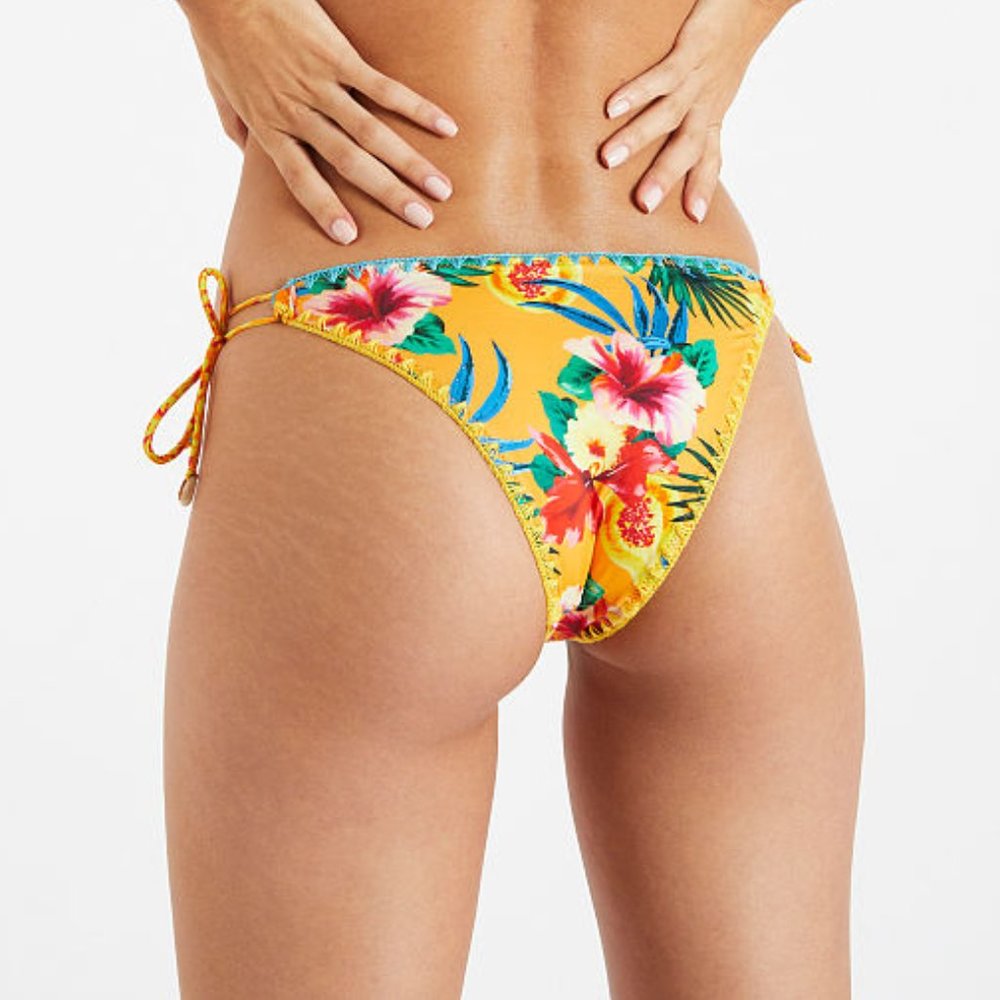 BANANAMOON Floral DREA PAPAYAS BIKINI BOTTOMS L/XL - Picture 3 of 5